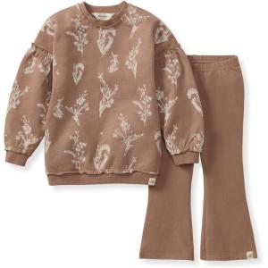 imageBurts Bees Baby Baby Girls Long Sleeve Top and Pant Set 100 Organic Cotton OutfitLittle Wild Flower