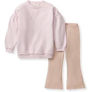 imageBurts Bees Baby Baby Girls Long Sleeve Top and Pant Set 100 Organic Cotton OutfitSoft Violet