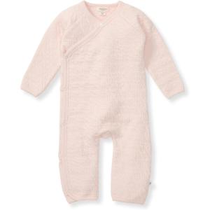 imageBurts Bees Baby Baby Girls Rompers Set of 2 Bubbles One Piece Jumpsuits 100 Organic CottonPink Quilted Bee
