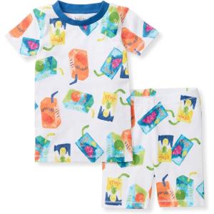 imageBurts Bees Baby Boys 2Piece Long Sleeve Tee and Pants Organic Cotton Pajama SetJuice Box