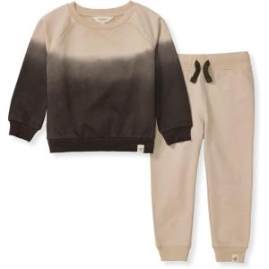 imageBurts Bees Baby Boys Shirt and Pant Set Long Sleeve Top amp Bottom Outfit Bundle 100 Organic CottonDelicate Doe Dip Dye