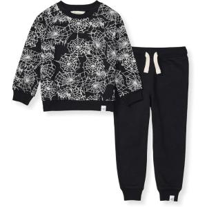 imageBurts Bees Baby Boys Shirt and Pant Set Long Sleeve Top amp Bottom Outfit Bundle 100 Organic CottonSpiderwebs
