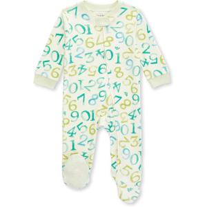 imageBurts Bees Baby Boys Sleep and Play PJs 100 Organic Cotton OnePiece Zip Front Romper Jumpsuit PajamasCounting Bee