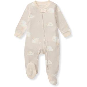 imageBurts Bees Baby Boys Sleep and Play PJs 100 Organic Cotton OnePiece Zip Front Romper Jumpsuit PajamasGood Night Sky