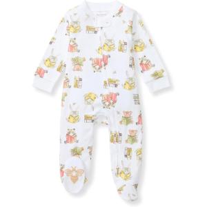imageBurts Bees Baby Boys Sleep and Play PJs 100 Organic Cotton OnePiece Zip Front Romper Jumpsuit PajamasMama Guide