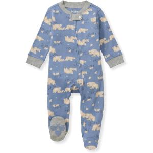 imageBurts Bees Baby Boys Sleep and Play PJs 100 Organic Cotton OnePiece Zip Front Romper Jumpsuit PajamasPolar Mountain