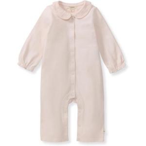 imageBurts Bees Baby Girls Long Sleeve Jumpsuit with Collar 100 Organic Cotton Romper OnePiece Outfit CoverallAngelic