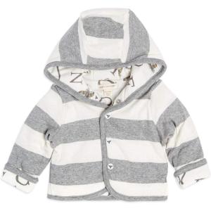 imageBurts Bees Baby unisexbaby Sweatshirts Lightweight Zipup Jackets Hooded Coats Organic CottonHeather Grey Abc