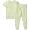 imageBurts Bees Baby Baby Honeysoft Lyocell Pajamas  Tee and Pant 2piece Pj Set Snug Fit Pjs Sizes 12m12ySea Green