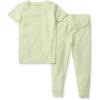 imageBurts Bees Baby Baby Honeysoft Lyocell Pajamas  Tee and Pant 2piece Pj Set Snug Fit Pjs Sizes 12m12ySea Green