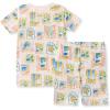 imageBurts Bees Baby Baby Girls Pajamas Short Sleeve Tee and Shorts 2piece Pj Set 100 Organic CottonSeaside View
