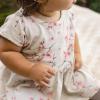 imageBurts Bees Baby Baby Girls Short Sleeve Top and Leggings Set Outfit Bundle 100 Organic CottonCherry Blossoms