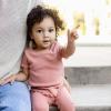 imageBurts Bees Baby Baby Girls Short Sleeve Top and Leggings Set Outfit Bundle 100 Organic CottonSedona Waffle