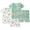 imageBurts Bees Baby Boys Pajamas Short Sleeve Tee and Shorts 2Piece PJ Set 100 Organic CottonBeachy Palms  Surf Shop