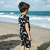 imageBurts Bees Baby Boys Pajamas Short Sleeve Tee and Shorts 2Piece PJ Set 100 Organic CottonMosaic Sea Animals