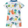 imageBurts Bees Baby Short Sleeve Pajamas Onepiece Sleeper Romper Pjs Snug Fit for Infants 3 to 24 MonthsJuice Box