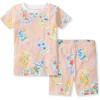 imageBurts Bees Baby Baby Girls Pajamas Short Sleeve Tee and Shorts 2piece Pj Set 100 Organic CottonFlower Seeds