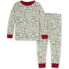 imageBurts Bees Baby Girls Pajamas 2Piece Long Sleeve Tee and Pants Organic Cotton PJ SetBoughs of Holly