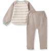 imageBurts Bees Baby Boys Shirt and Pant Set Long Sleeve Top amp Bottom Outfit Bundle 100 Organic CottonBasic Stripe