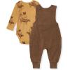 imageBurts Bees Baby Jumpsuit 100 Organic Cotton Onepiece Outfit Coverall With HatFarm Animals Overall Set