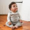 imageBurts Bees Baby Jumpsuit 100 Organic Cotton Onepiece Outfit Coverall With HatHazy Plaid