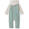 imageBurts Bees Baby Jumpsuit 100 Organic Cotton Onepiece Outfit Coverall With HatJade Stone