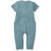 imageBurts Bees Baby Jumpsuit 100 Organic Cotton Onepiece Outfit Coverall With HatSmoke Blue