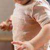 imageBurts Bees Baby Jumpsuit 100 Organic Cotton Onepiece Outfit Coverall With HatSoft Mocha