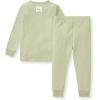 imageBurts Bees Baby Unisex Baby Honeysoft Pajamas Tee and Pant 2Piece PJ Set Soft Organic Cotton amp Lyocell BlendMoss Jersey Slub