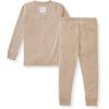 imageBurts Bees Baby Unisex Baby Honeysoft Pajamas Tee and Pant 2Piece PJ Set Soft Organic Cotton amp Lyocell BlendNeutral Jersey Slub