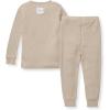 imageBurts Bees Baby Unisex Baby Honeysoft Pajamas Tee and Pant 2Piece PJ Set Soft Organic Cotton amp Lyocell BlendTan