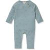 imageBurts Bees Baby Jumpsuit 100 Organic Cotton Onepiece Outfit Coverall With HatBlue Raised Bee