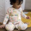 imageBurts Bees Baby Baby Girls Footless Sleepers 100 Organic Cotton Onepiece Pjs Zip Up Jumpsuit Snug Fit PajamasSeaside View