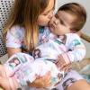 imageBurts Bees Baby Unisex Pajamas Short Sleeve Tee and Shorts 2Piece PJ Set 100 Organic CottonMagical Mermaids