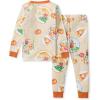 imageBurts Bees Baby Baby Boys Pajamas Tee and Pant 2Piece Pj Set 100 Organic CottonThanksgiving Table 1pack
