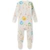 imageBurts Bees Baby Baby Girls Sleeper Pajamas 100 Organic Cotton Onepiece PJs Diagonal Zip Up Jumpsuit Snug Fit FootieLets Go Bowling