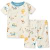 imageBurts Bees Baby Unisex Pajamas Short Sleeve Tee and Shorts 2Piece PJ Set 100 Organic CottonGarden Chores