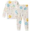 imageBurts Bees Baby Girls Pajamas 2Piece Long Sleeve Tee and Pants Organic Cotton PJ SetLets Go Bowling