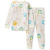 imageBurts Bees Baby Girls Pajamas 2Piece Long Sleeve Tee and Pants Organic Cotton PJ SetLets Go Bowling