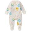 imageBurts Bees Baby Girls Organic Cotton Sleep and Play Footed PajamasLets Go Bowling