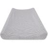 imageBurts Bees Baby Unisex Baby Gift Set  Crib Sheet Changing Pad Cover amp Burp Cloths 100 Organic Cotton Essentials BundleGrey Stripe