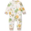 imageBurts Bees Baby Unisex Sleep and Play PJs 100 Organic Cotton OnePiece Zip Front Footless Loose Fit Footie PajamasPlayground