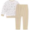 imageBurts Bees Baby babyboys Shirt and Pant Set Long Sleeve Top amp Bottom Outfit Bundle 100 Organic CottonBunny Toile Harem Pant