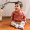 imageBurts Bees Baby babyboys Shirt and Pant Set Long Sleeve Top amp Bottom Outfit Bundle 100 Organic CottonCedar