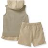 imageBurts Bees Baby babyboys Shirt and Pant Set Long Sleeve Top amp Bottom Outfit Bundle 100 Organic CottonGray Grass
