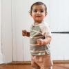 imageBurts Bees Baby babyboys Shirt and Pant Set Long Sleeve Top amp Bottom Outfit Bundle 100 Organic CottonHolland Stripe