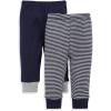 imageBurts Bees Baby babyboys Shirt and Pant Set Long Sleeve Top amp Bottom Outfit Bundle 100 Organic CottonNavy Top  2pk Pant Set