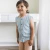 imageBurts Bees Baby babyboys Shirt and Pant Set Long Sleeve Top amp Bottom Outfit Bundle 100 Organic CottonSterling Blue