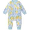 imageBurts Bees Baby Girls Organic Cotton Sleep and Play Footed PajamasLemon Tiles