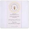 imageBurts Bees Baby Unisex Baby Gift Set  Crib Sheet Changing Pad Cover amp Burp Cloths 100 Organic Cotton Essentials BundleWhite Terry